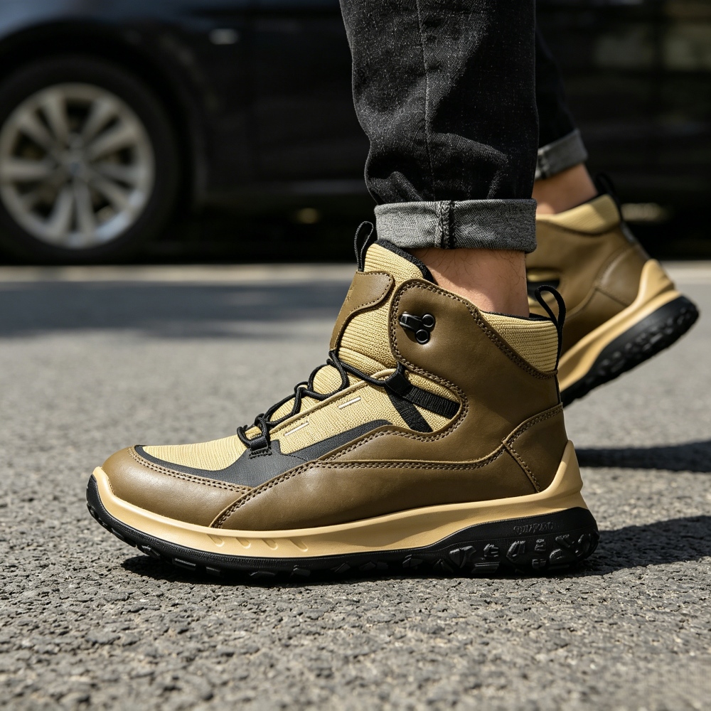 Streetwear Brand Shoes - High-Top Lederschuhe für Herren Luxusmarke Original