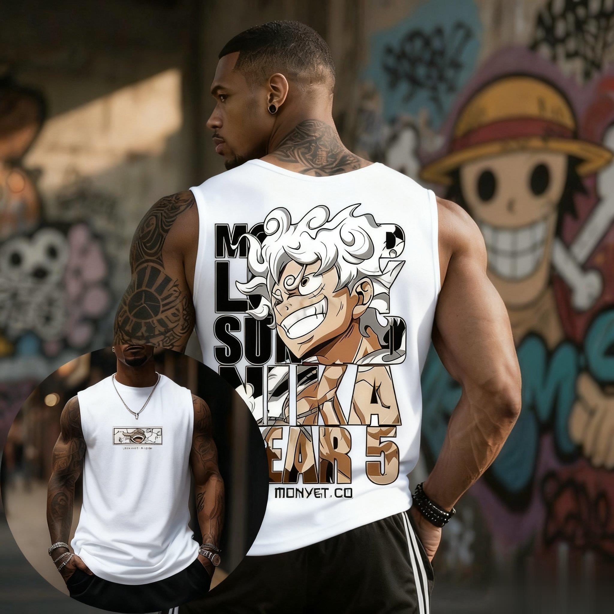 Streetwear Brand Shoes - One Piece Ruffy Gear 5 Tank