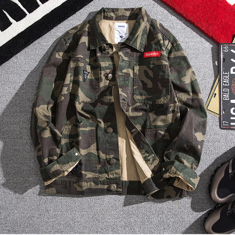 Streetwear Brand Denim - Denim jacke 2021 herbst winter Amerikanischen