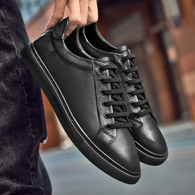 Männer Mode Marke Echtes Leder – Streetwear Brand Shoes Bewertung und Preis