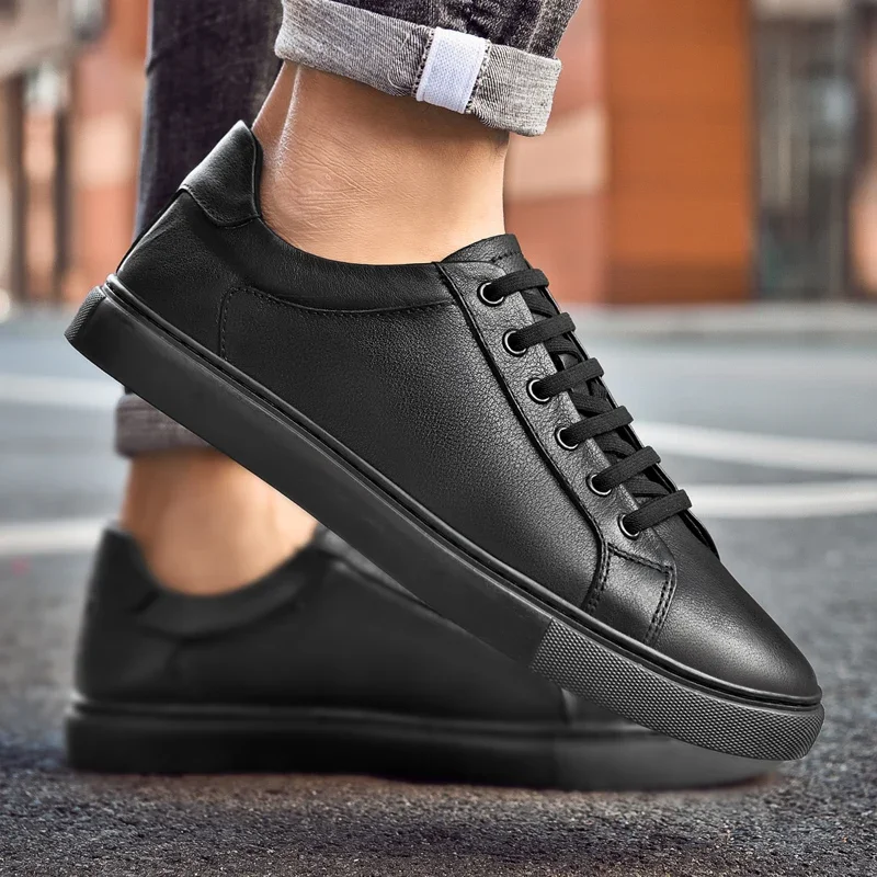 Männer Mode Marke Echtes Leder – Streetwear Brand Shoes Bewertung und Preis