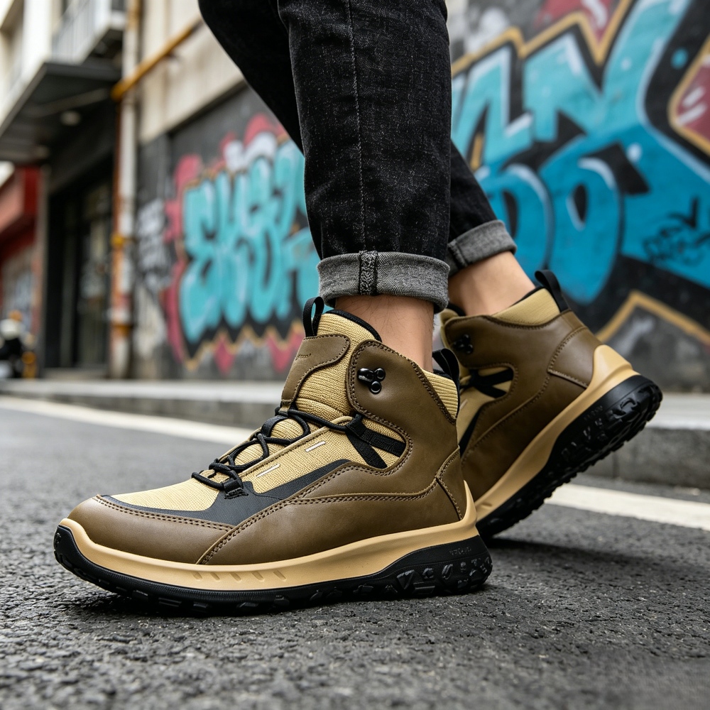 High-Top Lederschuhe für Herre – Streetwear Brand Shoes Bewertung und Preis