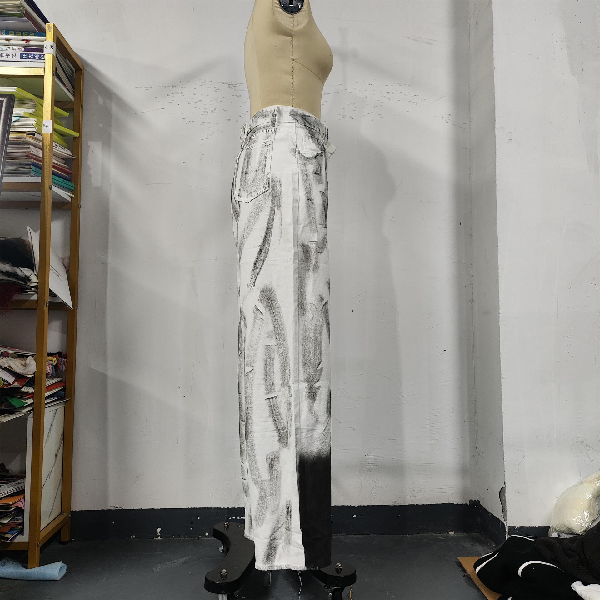 Neue frühling herbst marke wei – Streetwear Brand Denim Bewertung und Preis