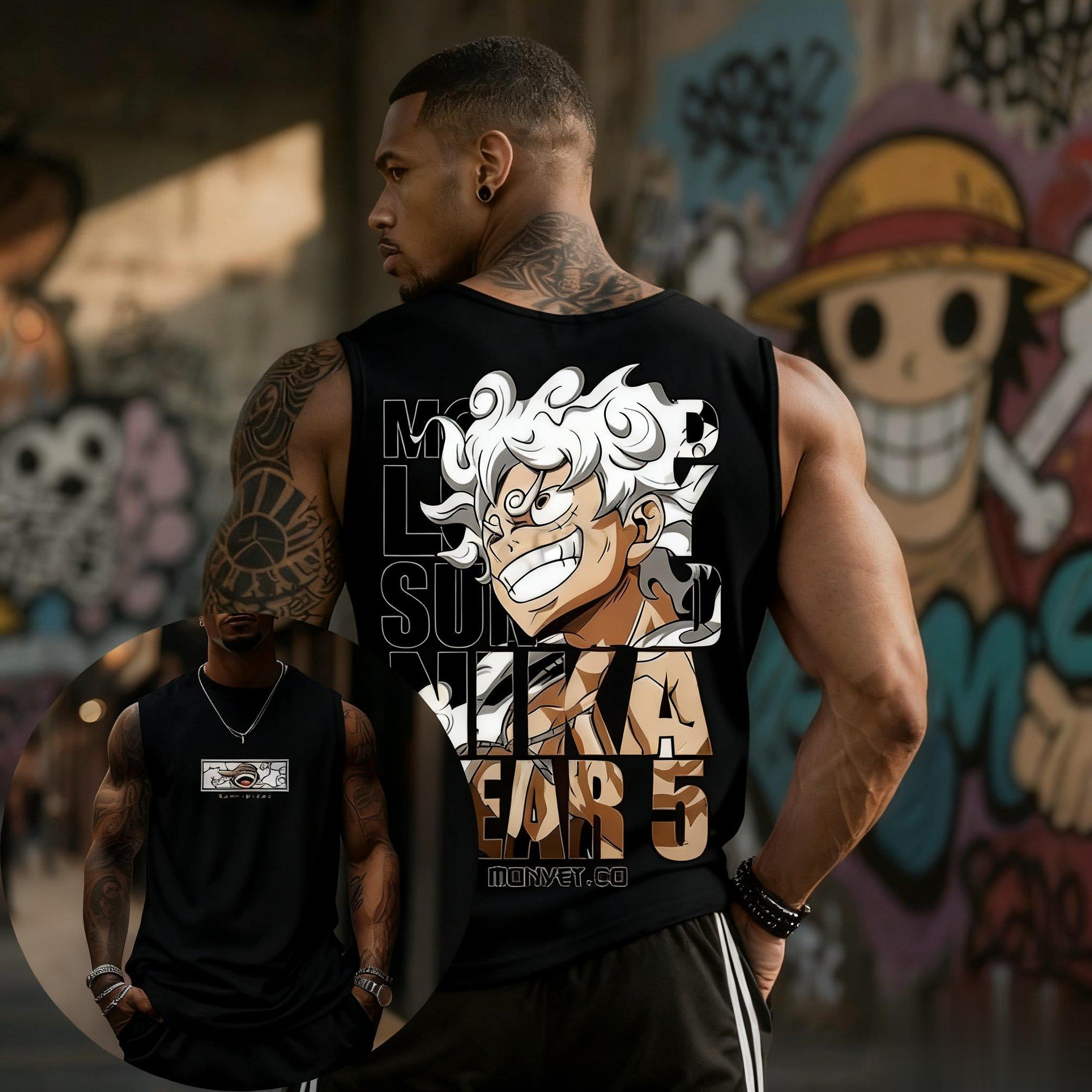One Piece Ruffy Gear 5 Tank To – Streetwear Brand Shoes Bewertung und Preis